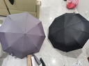 京東京造 霞光紫su7同色傘雨傘自動(dòng)折疊傘便攜太陽(yáng)傘遮陽(yáng)傘23寸105cm 曬單實(shí)拍圖