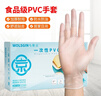 烏斯京一次性手套500只 抽取式食品級(jí)PE手套 塑料薄膜廚房衛(wèi)生手套 曬單實(shí)拍圖