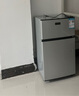 愛妻小冰箱迷你小型家用冷藏冷凍兩用宿舍出租房用雙門辦公室電冰箱節(jié)能省電 【一級(jí)能效】65L銀色【三天約一度電】 曬單實(shí)拍圖