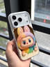 麥?zhǔn)嫣剡m用蘋果17promax手機(jī)殼新款iphone17彩色拉布布17pro感air全包防摔硅膠磨砂的小眾可愛女款 【電鍍銀-破墻彩色拉布布】彩銀IMD-不沾指紋 iphone 17 Pro Max 曬單實(shí)拍圖