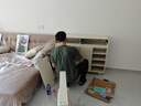 林氏家居鞋柜門口入戶柜收納柜一體靠墻大容量家用奶油風玄關羅曼系列UN1N 1.2m鞋柜 曬單實拍圖