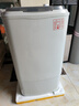 志高（CHIGO）脫水機甩干機小型迷你家用甩干桶出租房宿舍大容量單杠脫水桶烘干一體 8.6KG【不銹鋼桶加厚款加藍光】 曬單實(shí)拍圖