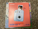 INSTAX富士instax立拍立得 一次成像相機(jī) mini12（mini11升級(jí)款）繡球藍(lán) 曬單實(shí)拍圖