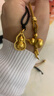 潮宏基 福祿葫蘆足金黃金吊墜掛繩項鏈女古法金套鏈禮物 計價(jià)新年禮物 福祿葫蘆 8.45克 曬單實(shí)拍圖