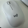 羅技（Logitech）M221 輕音鼠標 無(wú)線(xiàn)鼠標 辦公鼠標 對稱(chēng)鼠標 帶無(wú)線(xiàn)微型接收器 米白色 曬單實(shí)拍圖