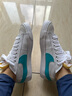 耐克NIKE女子板鞋BLAZER LOW '77運動(dòng)鞋DQ1470-107 白藍38 曬單實(shí)拍圖