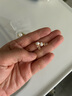AJIDOU阿吉豆耳釘S925淡水珍珠耳飾輕奢小眾高級感簡約時尚禮盒生日禮物 曬單實拍圖