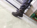 南極.火神鳥電熱棉鞋充電保暖鞋加熱鞋可行走暖腳電暖鞋加絨保溫雪地靴發(fā)熱鞋 黑色升級(jí)款（腳掌加熱）偏小半碼 42 曬單實(shí)拍圖