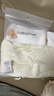 babylove嬰兒連體衣秋季純棉提花純色舒適寶寶哈衣新生兒爬服居家睡衣秋季 奶白色 52cm 曬單實(shí)拍圖