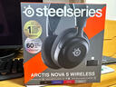賽睿（SteelSeries）寒冰Nova5無(wú)線(xiàn)耳麥2.4G/藍牙雙無(wú)線(xiàn)連接游戲電競筆記本電腦頭戴式耳機 吃雞CS 適配三角洲行動(dòng) 曬單實(shí)拍圖