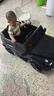 福兒寶奔馳授權大G兒童電動(dòng)車(chē)玩具車(chē)可坐人四輪帶遙控越野小孩寶寶送禮 四驅黑+減震器+后備箱+皮座+軟胎 曬單實(shí)拍圖