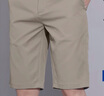 班尼路S&K冰絲速干五分短褲男士寬松直筒休閑中褲2025夏季薄款透氣西 卡其 30  腰圍2尺3 曬單實(shí)拍圖