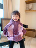 G.duck小黃鴨女童加絨外套秋冬款2026新款兒童沖鋒衣中小童秋冬季加厚棉 紫色加絨加厚款 110 cm 【建議身高100左右】 曬單實(shí)拍圖