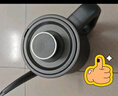 FUNORK全自動(dòng)上水電熱水壺茶臺燒水壺燒水器專(zhuān)用一體茶桌茶幾泡茶具電茶爐 鈦灰色手柄單爐 曬單實(shí)拍圖