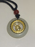 蒂蔻黃金吊墜項(xiàng)鏈金鑲玉十二生肖鼠?；⒈久信詈吞镉耥?xiàng)鏈 鼠生肖（紅繩） 曬單實(shí)拍圖