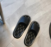 百慕傾臣踩屎感拖鞋男士夏季外穿2026新款浴室防滑eva不臭腳家用涼拖鞋女 黑色 42-43 適合41-42 曬單實(shí)拍圖