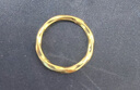 周六福5D硬金黃金戒指女莫比烏斯環(huán)計價(jià)A019631 11號 約1.36g生日禮物 曬單實(shí)拍圖