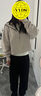 lululemon丨Scuba 女士超寬松款煙囪領(lǐng)衛(wèi)衣 LW3IFTS 沙漠棕褐色 XS /S 曬單實(shí)拍圖
