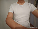 宜而爽【100%純棉】短袖打底汗衫羅紋圓領(lǐng)T恤全棉3件裝 曬單實(shí)拍圖