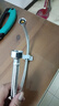 九牧（JOMOO）不銹鋼金屬冷熱進水馬桶熱水器軟管60cm H5688-060101C-1 曬單實拍圖