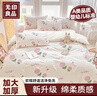 無(wú)印良品一次性床品四件套旅行用品必備一次性床單床上用品雙人款-郁金香 曬單實(shí)拍圖