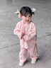 G.DUCKKIDS小黃鴨一周歲寶寶衣服嬰兒套裝兒童禮服唐裝小女孩國(guó)風(fēng)漢服兩件套 紅色 90 尺碼1~2歲【 80-90cm】 曬單實(shí)拍圖