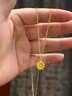 LIU GUI FU JEWELRY小克重黃金吊墜女2025年新款1g足金純金小雛菊項鏈生日禮物送女友 甄選尊貴禮盒（僅禮盒無(wú)產(chǎn)品） 曬單實(shí)拍圖
