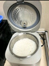美的（Midea）電飯煲電飯鍋家用商用柴火飯多功能預約小型迷你煮飯2-3-4-5-8人大容量快煮飯不銹鋼內膽不易粘鍋 0涂層 3L 母嬰級316L不銹鋼內膽卡其灰偏白 曬單實(shí)拍圖