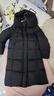 坦博爾羽絨服女中長(cháng)款時(shí)尚休閑百搭保暖加厚連帽面包服530780D黑色160 曬單實(shí)拍圖