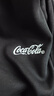 可口可樂(lè )（Coca-Cola）休閑褲男秋冬加絨加厚褲子衛褲直筒長(cháng)褲 黑色加絨 2XL(170-190斤) 曬單實(shí)拍圖