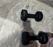 Keep彩色浸塑啞鈴男士健身家用器械肌肉塑形墨灰色 5kg*2 曬單實(shí)拍圖