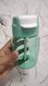 特百惠（Tupperware）CC企鵝350ML塑料杯夏季男女學(xué)生兒童水杯子便攜帶吸管 薄荷藍 曬單實(shí)拍圖