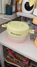 babycare兒童餐具寶寶輔食碗注水保溫碗吃飯專(zhuān)用嬰兒家用PPSU不銹鋼雙內膽 曬單實(shí)拍圖