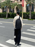 Cebrodz法國 潮牌休閑褲男美式春秋季束腳重磅衛.褲寬松字母運動(dòng)工裝褲子 黑色 L 曬單實(shí)拍圖
