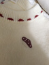茵曼溫柔甜美蘑菇刺繡毛衣2025秋女裝新款針織開(kāi)衫外套 淺杏色 S 曬單實(shí)拍圖