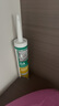 瓦克（WACKER）DA防霉玻璃膠廚衛專(zhuān)用密封膠防水美容膠中性馬桶封邊硅膠白色1支  曬單實(shí)拍圖