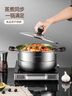 美廚（maxcook）蒸鍋 不銹鋼30cm單層蒸鍋 加厚復(fù)合底 燃?xì)鉅t電磁爐通用 曬單實(shí)拍圖