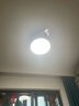 美的（Midea）風扇燈一體LED照明餐廳臥室客廳燈三防護眼燈具熟睡風包安裝 曬單實拍圖