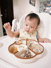 英氏（YEEHOO）寶寶自主進(jìn)食輔食勺子一歲學(xué)吃飯訓練習兒童PPSU餐具彎頭叉勺 曬單實(shí)拍圖