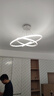 惠普餐廳燈全光譜護(hù)眼led吊燈簡(jiǎn)約現(xiàn)代流行吧臺(tái)餐桌燈中山燈具包安裝 曬單實(shí)拍圖
