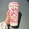 星巴克杯子櫻花系列保溫杯咖啡杯不銹鋼水杯隨手杯車(chē)載杯 473ml櫻花紛飛杯 曬單實(shí)拍圖
