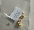 縱橫金業(yè)足金999   黃金轉(zhuǎn)運(yùn)珠 金珠子  1克 單顆 頂珠 散珠 手串diy 1克  轉(zhuǎn)運(yùn)珠 曬單實(shí)拍圖