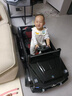 小果凍兒童電動(dòng)車(chē)男女孩六輪仿奔馳大G四輪汽車(chē)可坐大人帶寶寶六驅童車(chē) 黑色+六驅+皮座+軟輪+12V10A電瓶+大禮包 曬單實(shí)拍圖