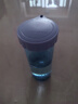 特百惠（Tupperware）瑩彩430ML塑料杯男女士學(xué)生運(yùn)動(dòng)水杯子便攜七夕送禮大容量 冰水藍(lán) 曬單實(shí)拍圖