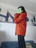 鴨鴨（YAYA）王一博同款冰殼沖鋒衣羽絨服男冬季新款三合一戶外三防情侶外套HY 焦橙色 L /175 曬單實(shí)拍圖