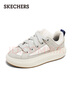 斯凱奇（Skechers）女鞋2025早秋新款阿甘鞋休閑運動(dòng)鞋厚底增高板鞋 乳白色/OFWT 36.5 曬單實(shí)拍圖