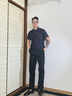 零度尚品皮鞋男秋季新款頭層牛皮防滑一腳蹬正裝商務(wù)男鞋休閑英倫風(fēng)德比鞋 黑色 標準皮鞋碼 41 (255mm) 曬單實(shí)拍圖