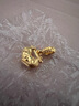周大福鎖愿小鼻嘎荷花鎖包足金黃金吊墜(工費280)約0.95g F236623七夕 曬單實拍圖
