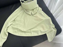 圖圖小象女童防曬外套2026夏款遮陽(yáng)黑膠連帽皮膚衣中大童冰感輕薄罩衫上衣 綠色【輕薄透氣】 140 身高約140cm 曬單實(shí)拍圖