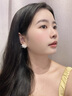 伊燦蒲公英耳釘女輕奢小眾設(shè)計(jì)高級(jí)感耳環(huán)2025年新款爆款氣質(zhì)個(gè)性耳飾 銀色蒲公英耳釘女 曬單實(shí)拍圖